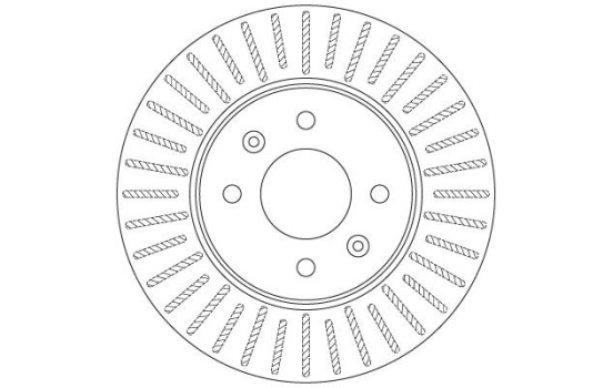 Brake Disc DF6198 TRW, Image 2