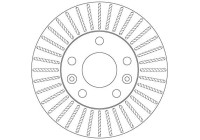 Brake Disc DF6200 TRW