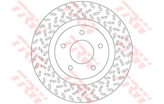 Brake Disc DF6206 TRW