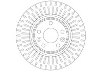 Brake Disc DF6208S TRW