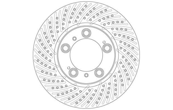 Brake Disc DF6212S TRW