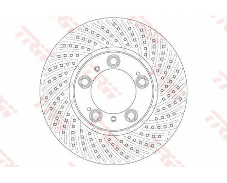 Brake Disc DF6213S TRW