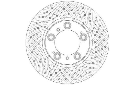 Brake Disc DF6213S TRW, Image 2