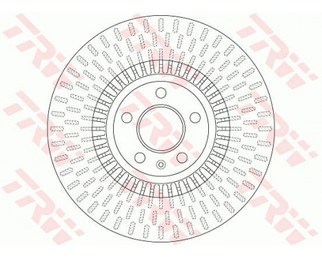 Brake Disc DF6216 TRW, Image 2