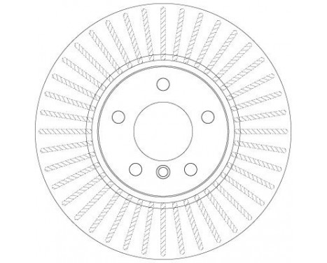 Brake Disc DF6220S TRW, Image 3