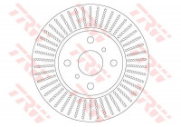 Brake Disc DF6225 TRW
