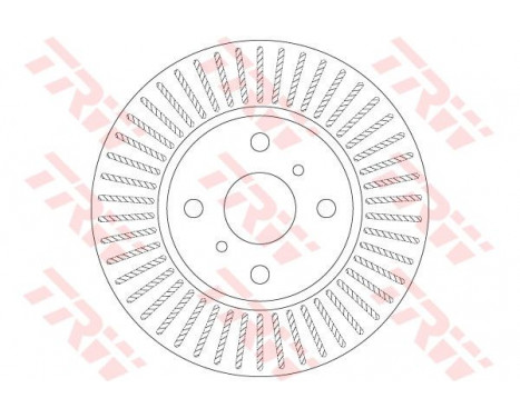 Brake Disc DF6225 TRW