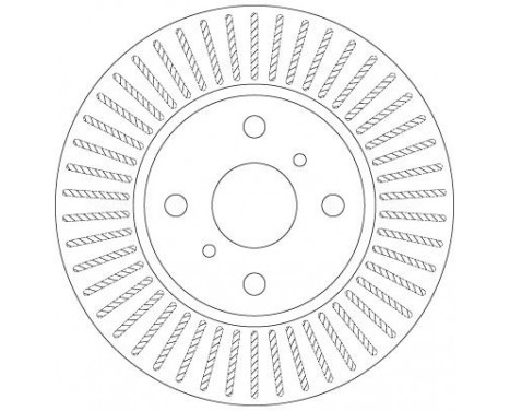 Brake Disc DF6225 TRW, Image 3