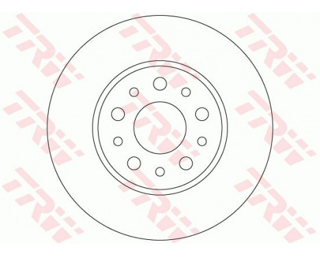 Brake Disc DF6228 TRW