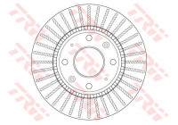 Brake Disc DF6229 TRW
