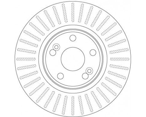 Brake Disc DF6233S TRW