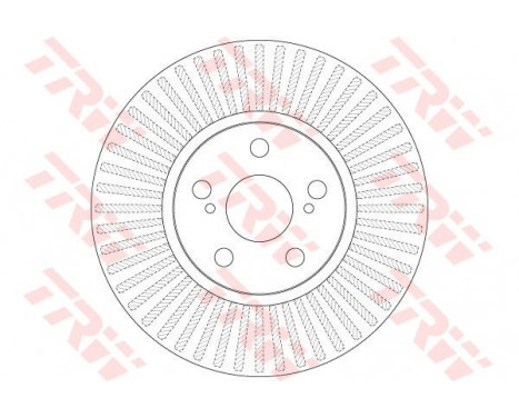 Brake Disc DF6234 TRW