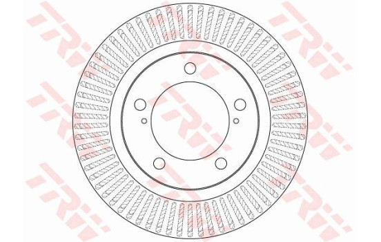 Brake Disc DF6239S TRW, Image 2