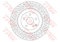 Brake Disc DF6242S TRW