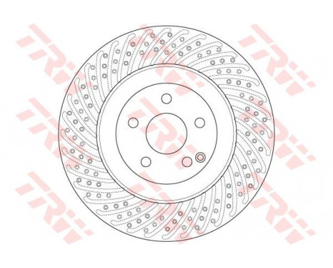 Brake Disc DF6242S TRW