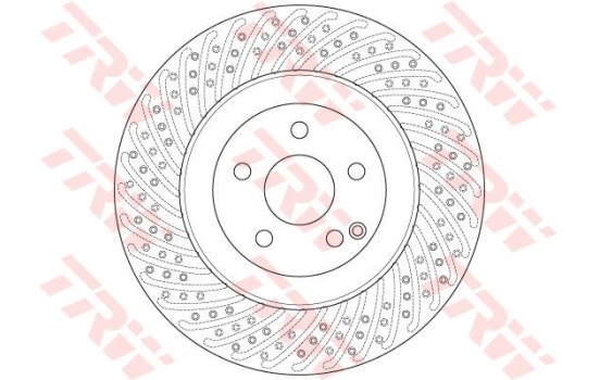 Brake Disc DF6242S TRW
