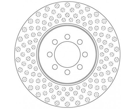 Brake Disc DF6250S TRW