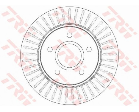 Brake Disc DF6253S TRW, Image 2