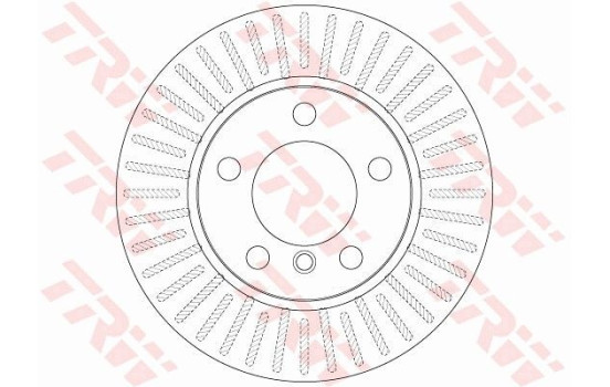 Brake Disc DF6255 TRW