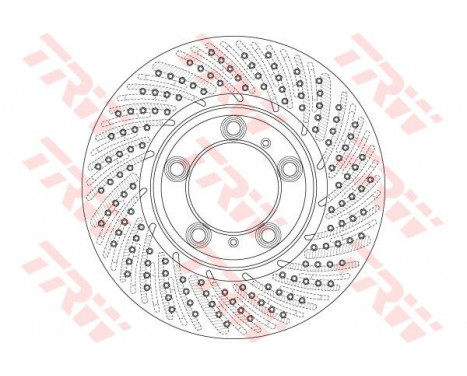 Brake Disc DF6267S TRW