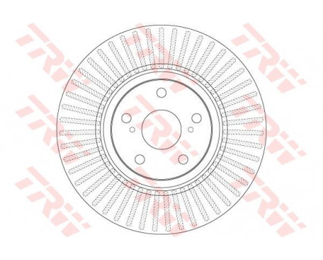Brake Disc DF6268 TRW