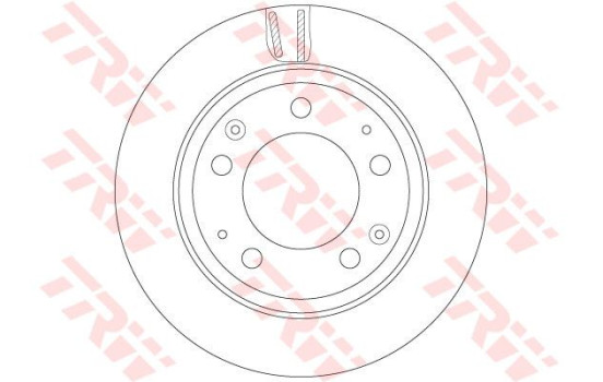 Brake Disc DF6280S TRW