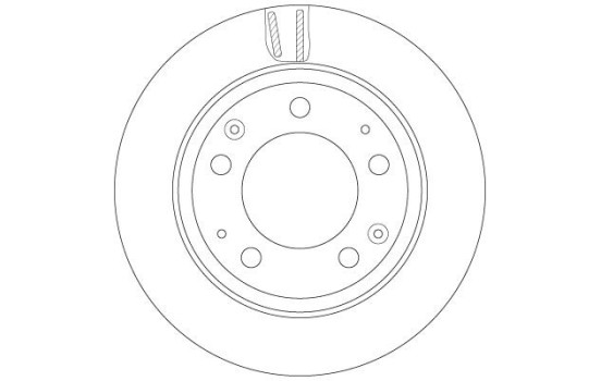 Brake Disc DF6280S TRW, Image 2