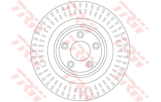 Brake Disc DF6295 TRW