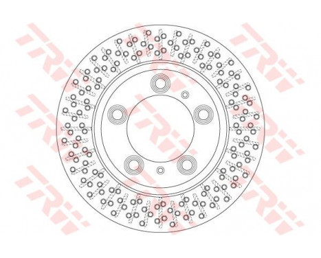 Brake Disc DF6298S TRW