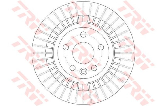 Brake Disc DF6308 TRW