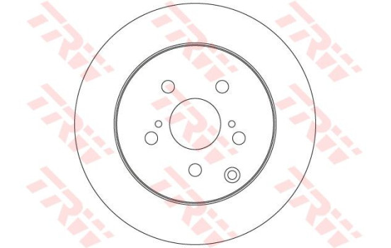 Brake Disc DF6319 TRW