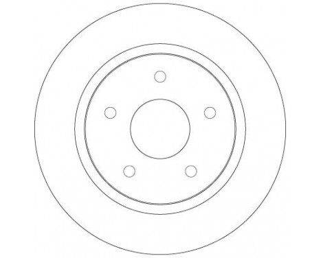 Brake Disc DF6325 TRW, Image 2