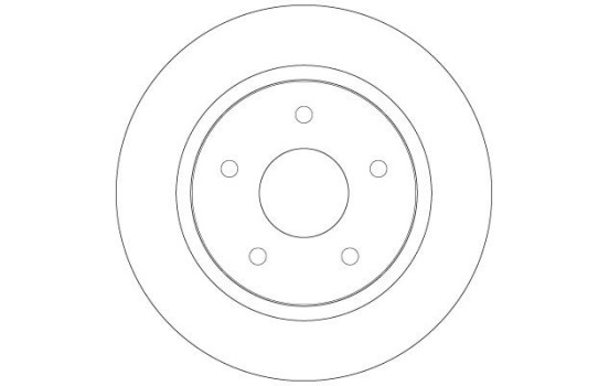 Brake Disc DF6325 TRW, Image 2