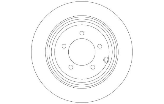 Brake Disc DF6326 TRW, Image 2