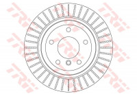 Brake Disc DF6329 TRW