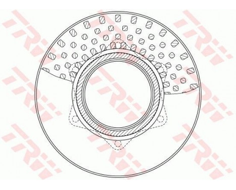 Brake Disc DF6334S TRW, Image 2