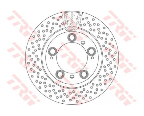 Brake Disc DF6337S TRW