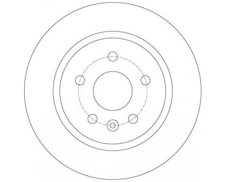 Brake Disc DF6340 TRW, Image 2