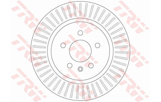 Brake Disc DF6371 TRW, Image 2
