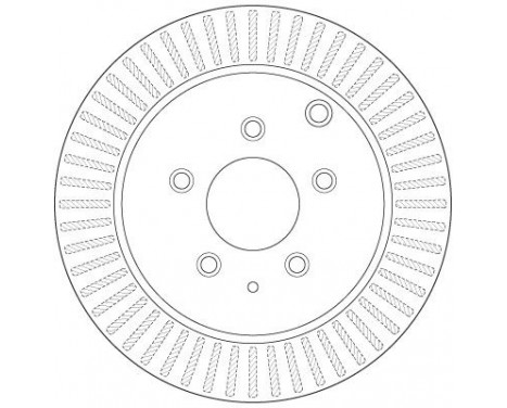 Brake Disc DF6385 TRW, Image 2