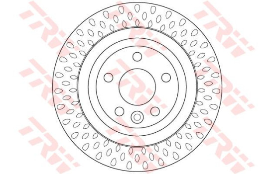 Brake Disc DF6387 TRW