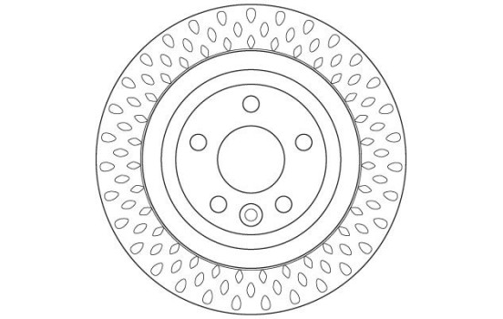 Brake Disc DF6387 TRW, Image 3