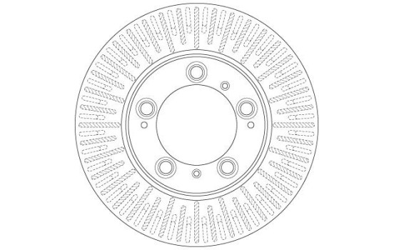 Brake Disc DF6411 TRW, Image 2