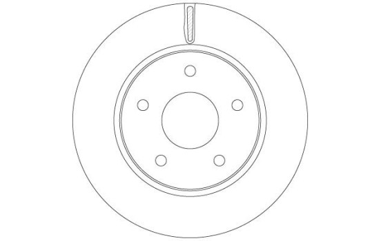 Brake Disc DF6415 TRW, Image 2