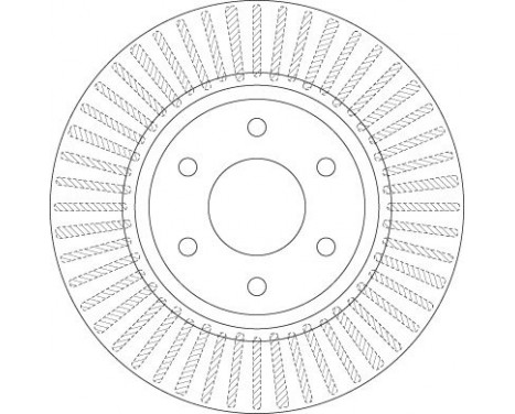 Brake Disc DF6416 TRW, Image 2