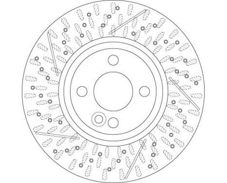 Brake Disc DF6422 TRW, Image 3