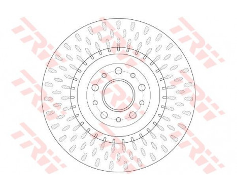 Brake Disc DF6424 TRW