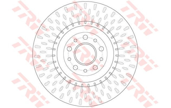 Brake Disc DF6424 TRW
