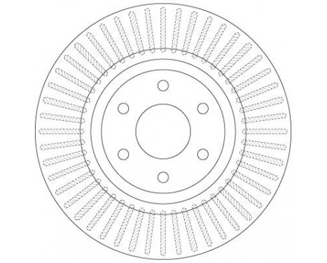 Brake Disc DF6425 TRW, Image 2