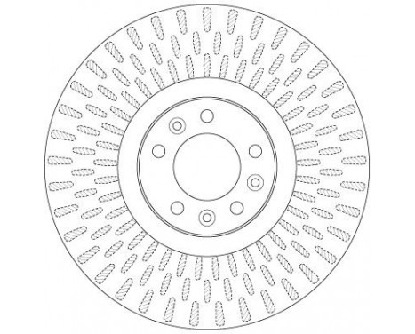 Brake Disc DF6427S TRW, Image 2